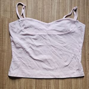 Pink Sweetheart Knit Tank Top